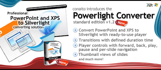 Powerlight - Powerpoint and XPS to Silverlight Converter